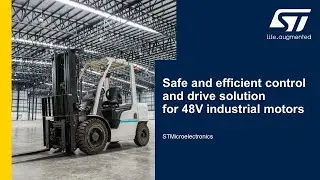 Safe and efficient motor and drive solution for 48V industrial motors