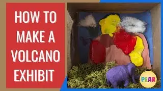 How to Make a Volcano Exhibit | #blowart | #volcanoes