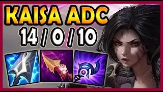 Kaisa vs Ezreal (PERFECT KDA) ADC - Korea Master Patch 12.6 ✅