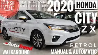 Honda City Automatic and Manual - Most Detailed Walkaround Review !!
