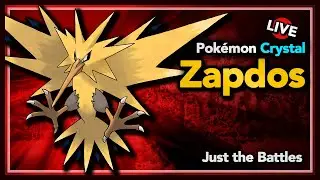 🔴 LIVE - How fast can I beat Pok&eacute;mon Crystal with Zapdos only? - Pok&eacute;mon Crystal Solo Challenge