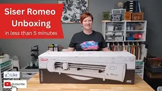 Распаковка режущего станка Siser Romeo менее чем за 5 минут