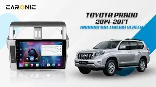 Toyota Prado 2014&ndash;2017 | Android Display Car Radio with Bluetooth & GPS!