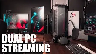 My 2020 INSANE Dual PC Streaming Setup!!! BUFF UP WITH ASUS