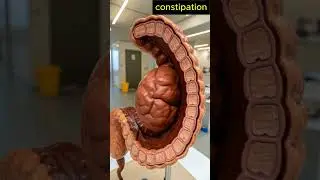 Slow Motion Constipated Stool Exit &ndash; Human Anatomy | 138