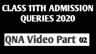 Govt school class 11th admission 2020