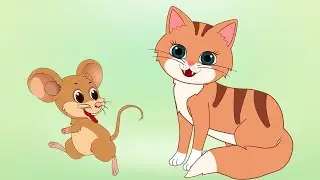 Hayvan Sesleri 6. B&ouml;l&uuml;m🐝🐘🐓🐈Arı - Fil - Horoz - Kedi🎶Eğitici &Ccedil;izgi Film🎬