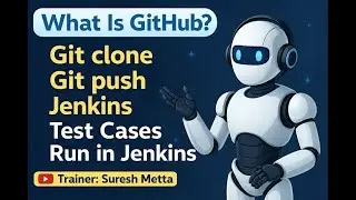 What Is GitHub? | Git Clone, Git Push & Run Automation Test Cases in Jenkins |Suresh Metta|