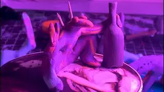 Just Sculpting pt 6 RED FROG LORD