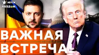Переговоры ЗЕЛЕНСКОГО с ТРАМПОМ! ГАРАНТИИ БЕЗОПАСНОСТИ, ЗАЭС, ТЕРРИТОРИИ: чего ОЖИДАТЬ от ВИЗИТА?