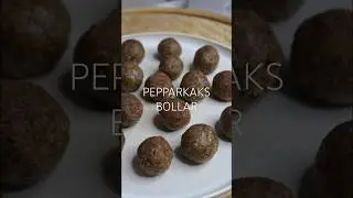 Pepparkaksbollar som smakar pepparkaksdeg 😮&zwj;💨😮&zwj;💨 #recept #baka #bakning #healthysnacks #jul