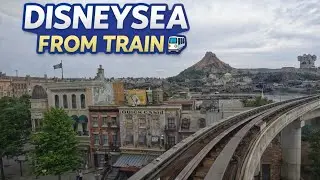 Tokyo DisneySea Train Ride 🚆🇯🇵 | Inside the Magical Journey