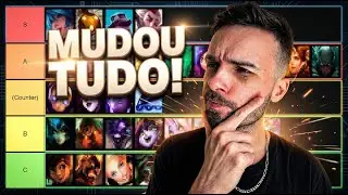 Fiz a Tier List DEFINITIVA de Suportes da Nova Season