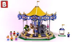 LEGO Creator Carousel Set 10257 Review + Custom Built Bear Seat!