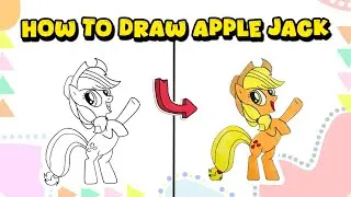 How to Draw Applejack from My Little Pony &ndash; Step-by-Step Drawing
