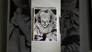 Pennywise sketch |#shorts #drawing