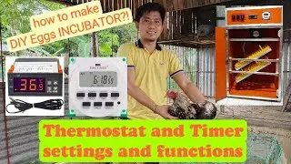 #diy #eggincubator #how to make DIY EGGS INCUBATOR - thermostat and timer settings and functions!
