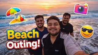 Beach Outing Vlog | Fun with Friends | Chill Vibes 🌊✨