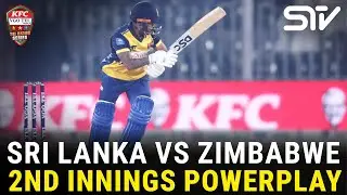 2nd Innings Powerplay | Sri Lanka vs Zimbabwe | Match 05 | Tri Nation Series | PCB | M3W1U