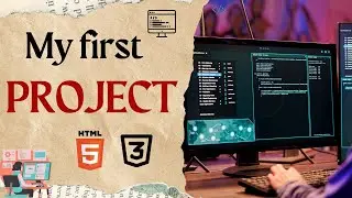 MY FIRST PROJECT!!!🤩| I'm super excited to share with you😇