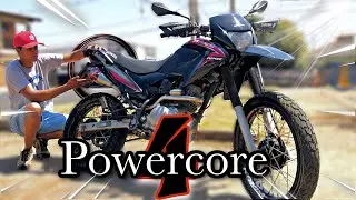 ESCAPAMENTO POWERCORE 4 NA BROS 150 &ldquo;Barulho muito loko 🤤🙉&rdquo;