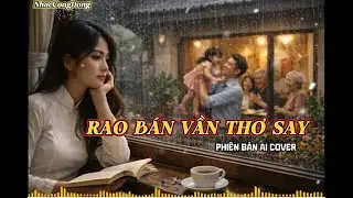 RAO B&Aacute;N VẦN THƠ SAY / AI cover Da Diết,Truyền Cảm .. BẢN COVER AI NỮ.