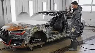 Fast Full Car Restoration ASMR | Rust Removal, Cleaning & Repair