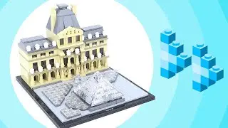 Fast Forward building the Louvre [Lego 21024]