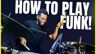 Simplest way to play FUNK on the DRUMS! (The correct way)