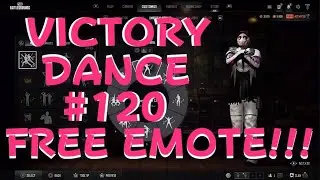PUBG Don't FORGET Your FREE Emote! | Victory Dance #120 - Low Impact Aerobics