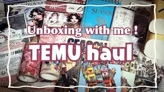 【haul】TEMU購入品紹介＆コラージュ | asmr