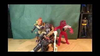 Kenner Lava Planet, Lasershot, Nightstorm Predator/ Ragadozó figurák - bemutató 