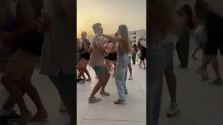 Poolside social dancing #bachata #latindance #dubai #indian