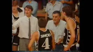 Borac-Partizan,sezona 1985/86 1.deo