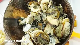 How to clean Ngolo (Whelks) : Popular Nigerian Seafood