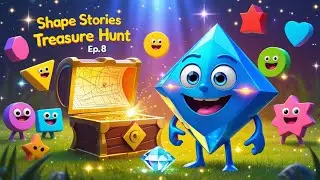 Shape Stories Ep.8 💎 Diamond&rsquo;s Treasure Hunt | Fun Learning Shapes for Kids