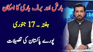 Pakistan Weather Update Today | Heavy Fog, Snowfall & Rain Alert | 17 January