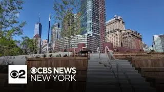 Wagner Park in Lower Manhattan reopening with flood-mitigation technology