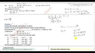 Arithmetic Sequences & Series: Formulas, Examples, and Problems