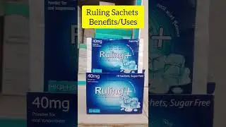 Ruling Sachets 40mg Benefits and Uses in Urdu #ruling20mg #gerdtreatment #heartburnrelief