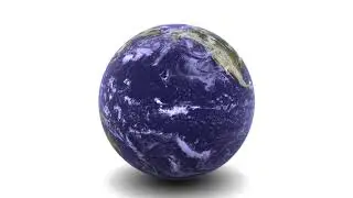 FREE 4K & HD Stock Footage & Animation. Earth rotating, White Background Ground Shadow. No Copyright