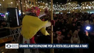 Grande partecipazione per la festa della Befana a Fano