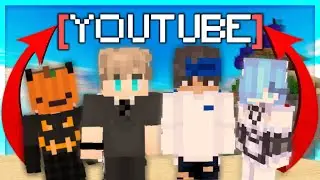 Bedwars With 4 UNNICKED YouTube Ranks! | Pika-Network Unnicked Bedwars