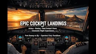Frankfurt ✈️ Capetown Airbus A340-300!Epic LANDING  Capetown Airport|Cockpit View|Airline Pilot Life