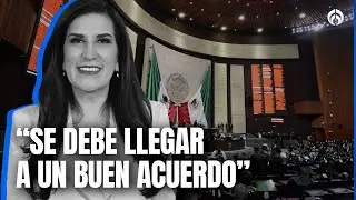 Es prioridad llegar a un acuerdo en la reforma electoral en este periodo, dice Kenia L&oacute;pez Rabad&aacute;n