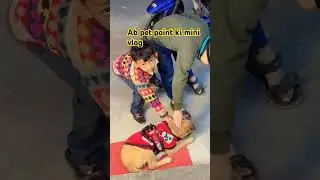Ab pet point mini blog Najafgarh best pet store !! Humne dog ko pehnaaye kapde