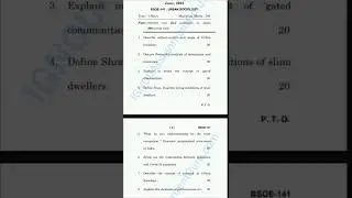 bsoe 141 questions paper june 2022|IGNOU sociology classes #ignou #sociology #mso #basoh #shorts