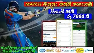 How to earn money from watching cricket matches | Double your money with this method | #cricket