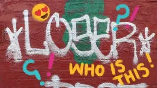 WHO IS LOSER?! Bloomington, Indiana Local Graffiti