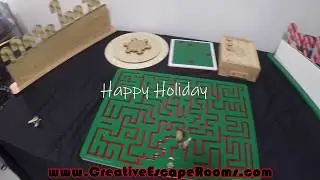 Christmas Themed Escape Room Puzzles and Props